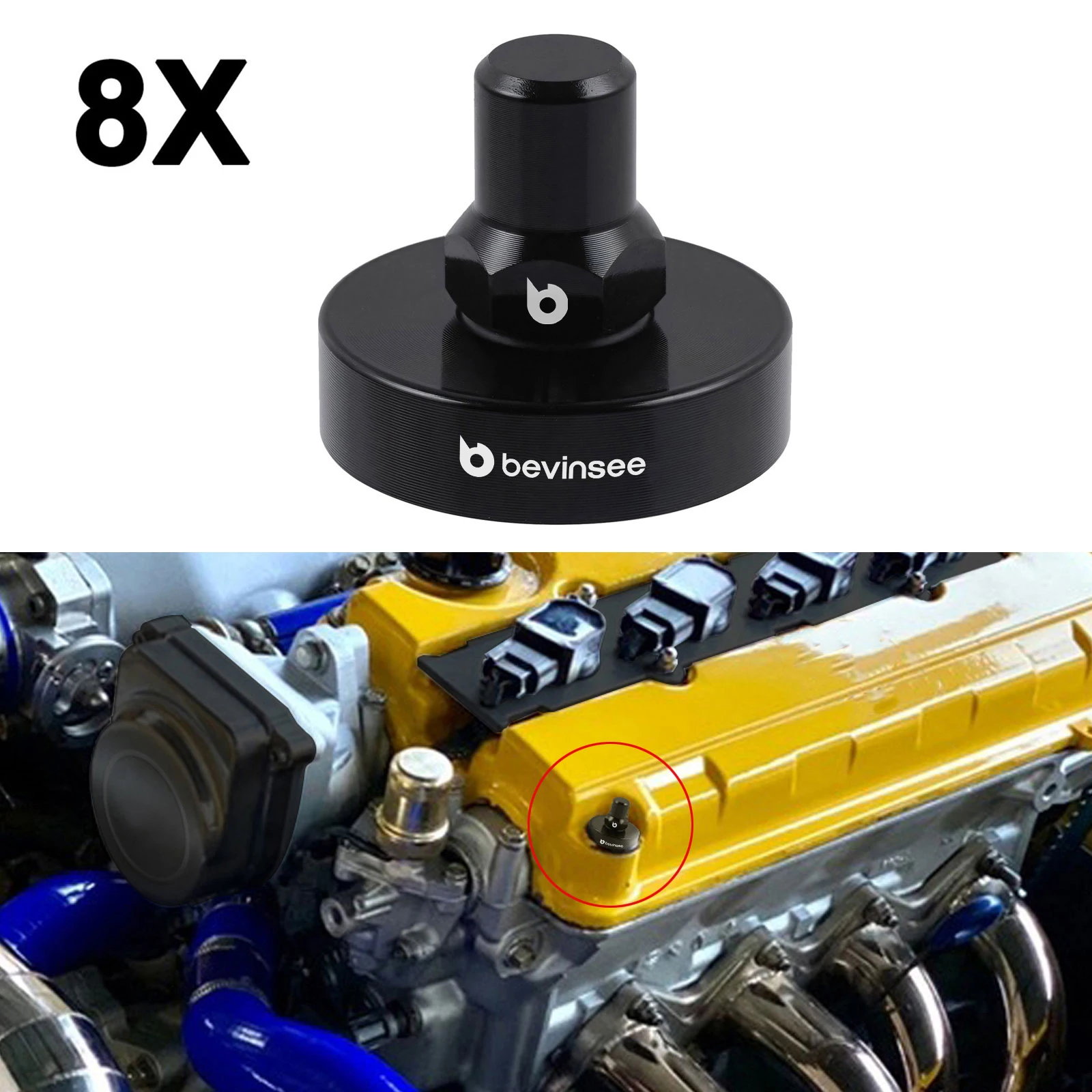 �crous de couvercle de Valve et joints de rondelle pour moteurs B16 B18 VTEC, pour Honda Del Sol/Prelude/Civic Si/CRV, pour Acura Integra/NSX