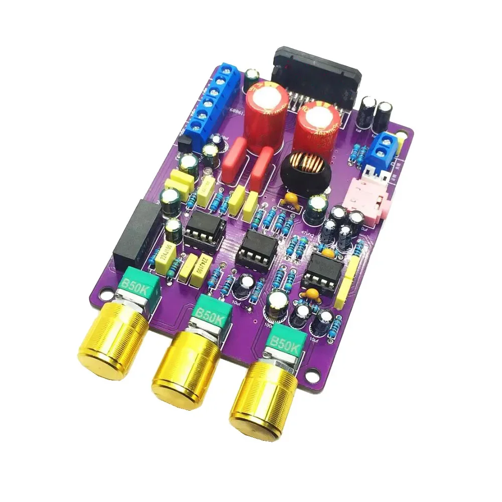 TDA7850 Class AB Digital Audio Amplifier 2.1 Channel 80W*2+120W HIFI Subwoofer Car Power Amplifier Module DC12V