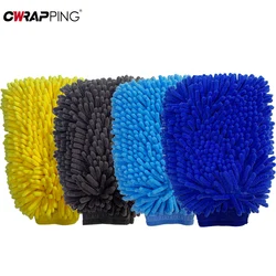 Microfiber Car Wash Glove Coral Mitt Multifunction Auto Cleaning Mitts Thick Soft Double-sided Cleaning Gloves Auto Accessoires