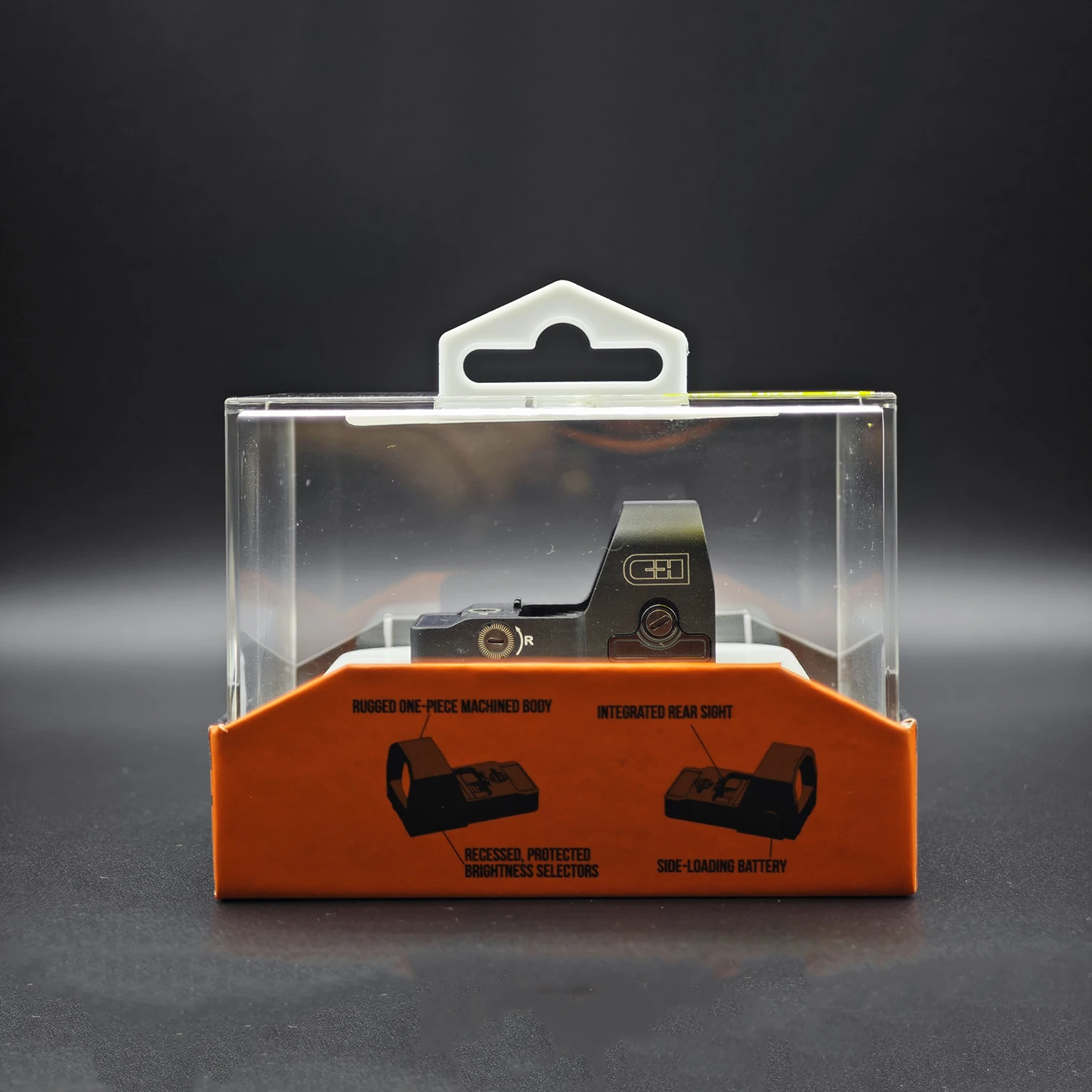 C&H EDC ريد دوت ريفلكس البصر 1x16 مللي متر عدسة 3 MOA قطعة واحدة ألومنيوم أسود RD-EDC-RD-RMSC 10 مستويات سطوع #4