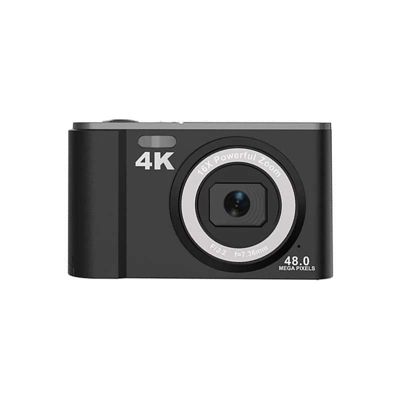 Kamera Digital Hd 48 Juta Piksel Baru Kamera Mini Perekam Pemotretan 4K Layar 2.8 Inci Kamera Zoom 16X dengan Kamera Mini Tali