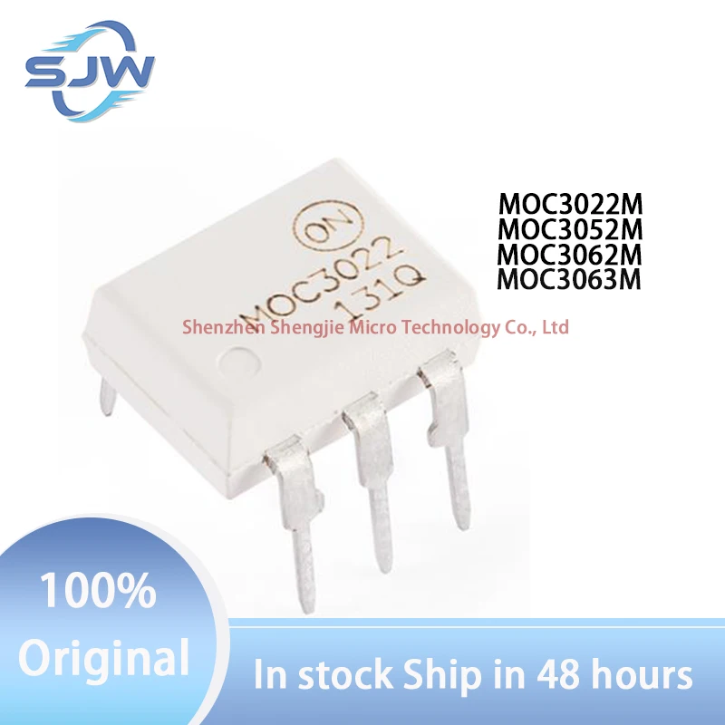 

MOC3022M MOC3052M MOC3062M MOC3063M encapsulation DIP6 Silicon controlled output optocoupler