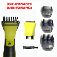 5 Pcs New Style Shaver Replacement Heads Beard Trimming Comb Applicable for Philips QP2630/QP2520/QP2834/QP6531/QP6520/QP6510