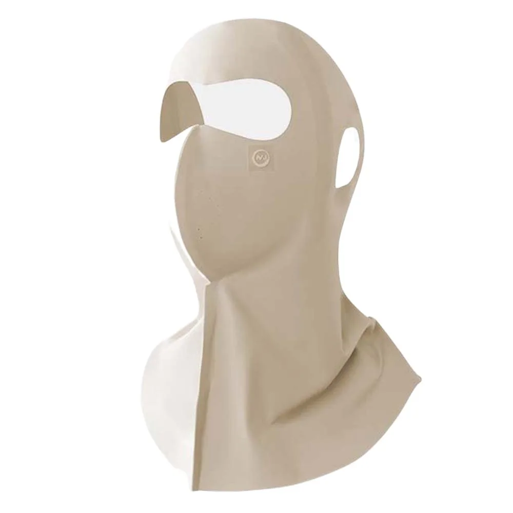 

V-Shaped Traceless UPF50+ Sunscreen Mask Elastic Small Hole UV Protection Mask Cool Polyester Face Sun Protection Outdoor