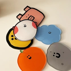 Cute Cartoon Acrylic Coaster Cup Mat Pad Mug Holder Mat Coffee Drinks Placemats Heat-resistant Bowl Mats & Pads Table Decoration