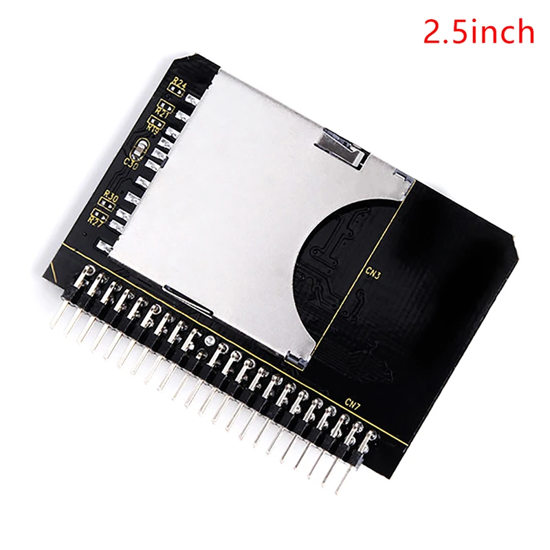 SD Card to 2.5 Inch IDE Adapter SDHC/SDXC Memory Card Converter to Laptop HDD 44 Pin Male Port 44 Pin Adapter SD 3.0 Converter