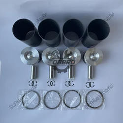 Cylinder Liner Kit With Piston 6698535 Ring 6692364 Fit Bobcat Loaders S330 S220 S750 S770 S850 T2250 T320