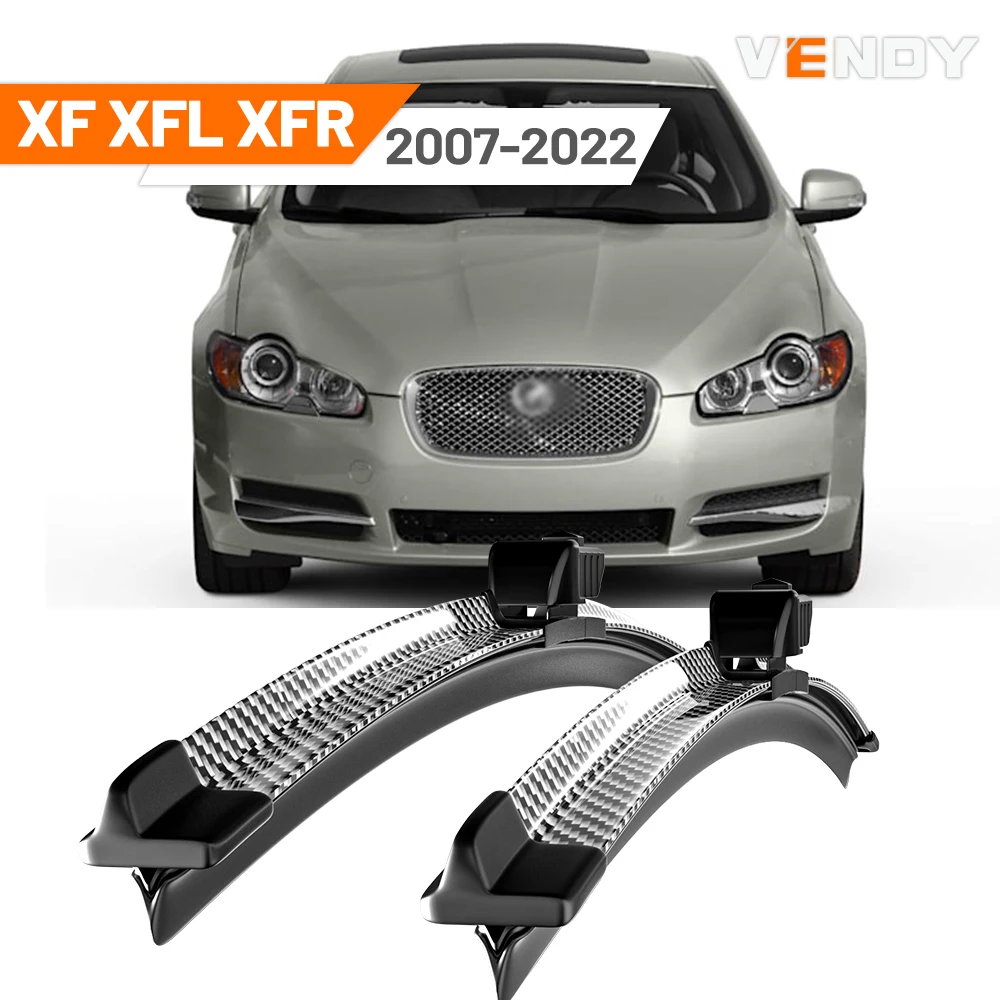 

For Jaguar XF XFL XFR 2007-2022 2008 2012 2015 2016 2017 2018 2019 2020 2021 2pcs Front Windshield Wiper Blades Windscreen Wiper