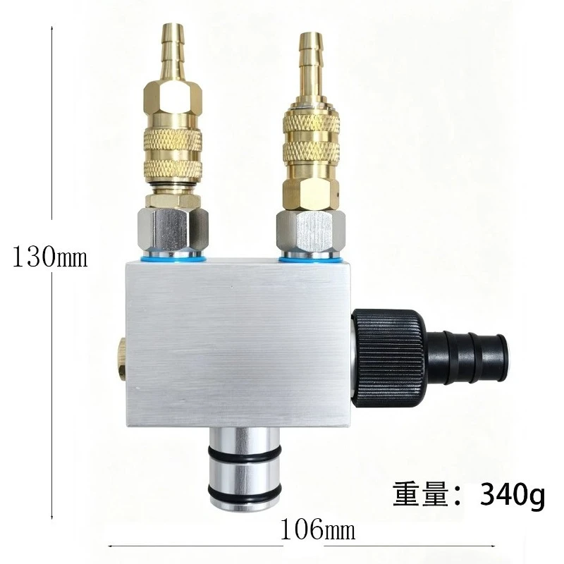 C4 Powder Pump, Venturi Suction Pump, Powder Feeder Accessory for Electrostatic Powder Coating Spray Gun
