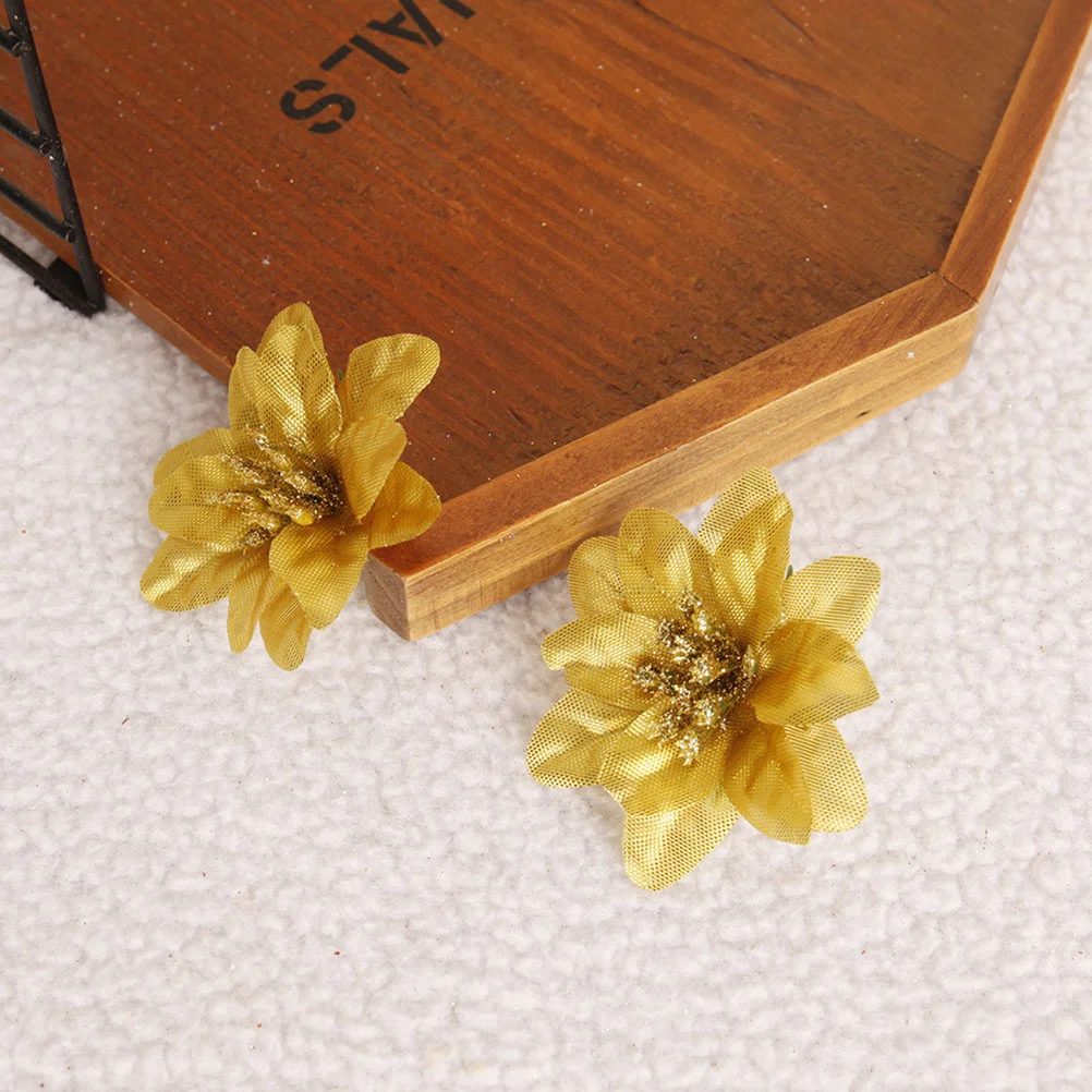 10 pçs flor de natal flores infláveis decoração pequena árvore falsa decorações ao ar livre casa artificial decorar