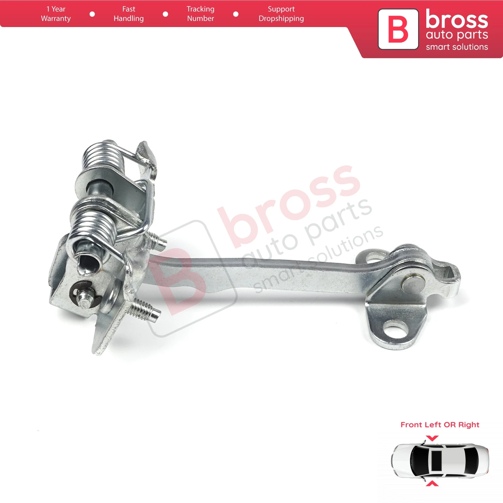 

BDP761 Front Rear Door Catch Hinge Brake Stop Check Strap Limiter 9181A1 for Peugeot 406 4/5 Door Break SW Sedan Saloon