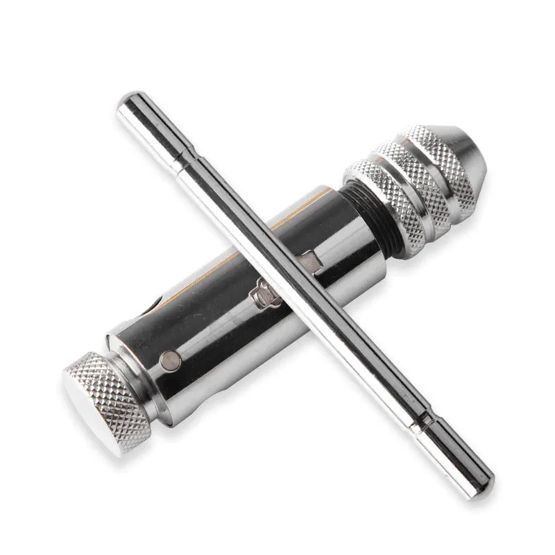 Imagem -03 - Catraca Ajustável Tap Broca Titular t Handle Metric Plug T-shaped Ferramentas Oficina Mecânica Chave Rosca Pcs M3-m8