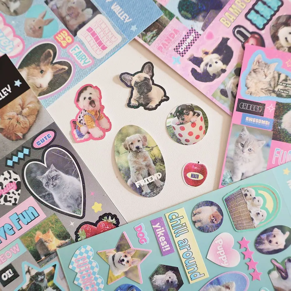Vintage Collage Paper Stickers Multi Pattern Background Material Paper DIY Hand Account Scrapbook Gift Packaging Decor Supplies