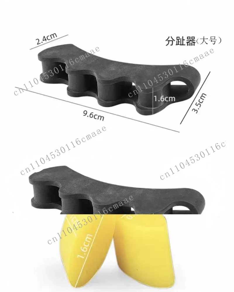 Adjustable toe splitter shaping thumb valgus big foot bone overlap foot clamp orthosis pad 5 hole separator