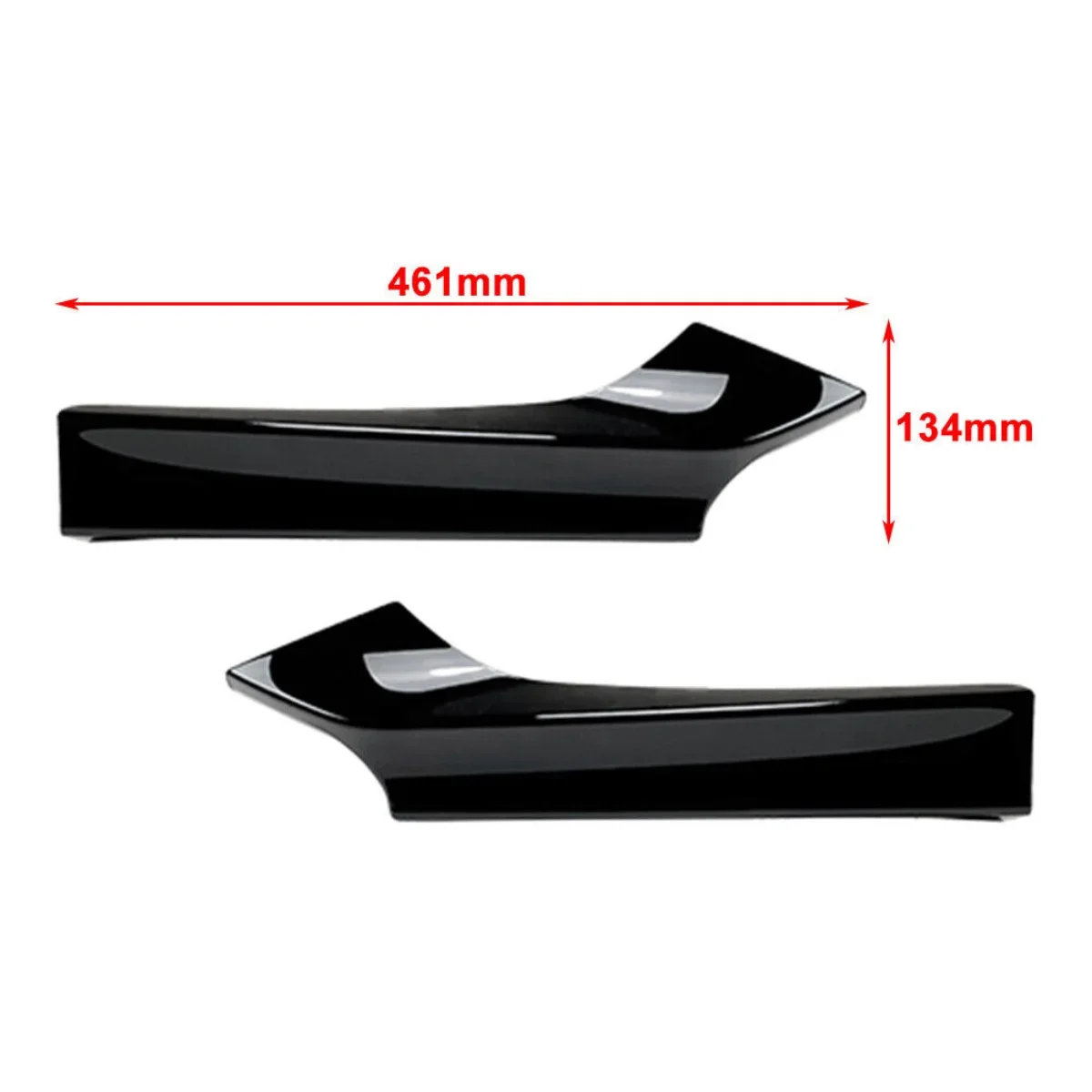 Front Bumper Splitter Diffuser For BMW 2 Series F22 F23 M235i M240i 218i 218d 220i 220d M-Sport 2014-2021 Front Bumper Canards