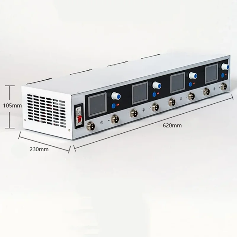 Gran oferta YPSDZ alta precisión 4 canales 5V 50A Detector de carga y descarga paquete de batería equilibrio de voltaje capacidad de batería de litio T