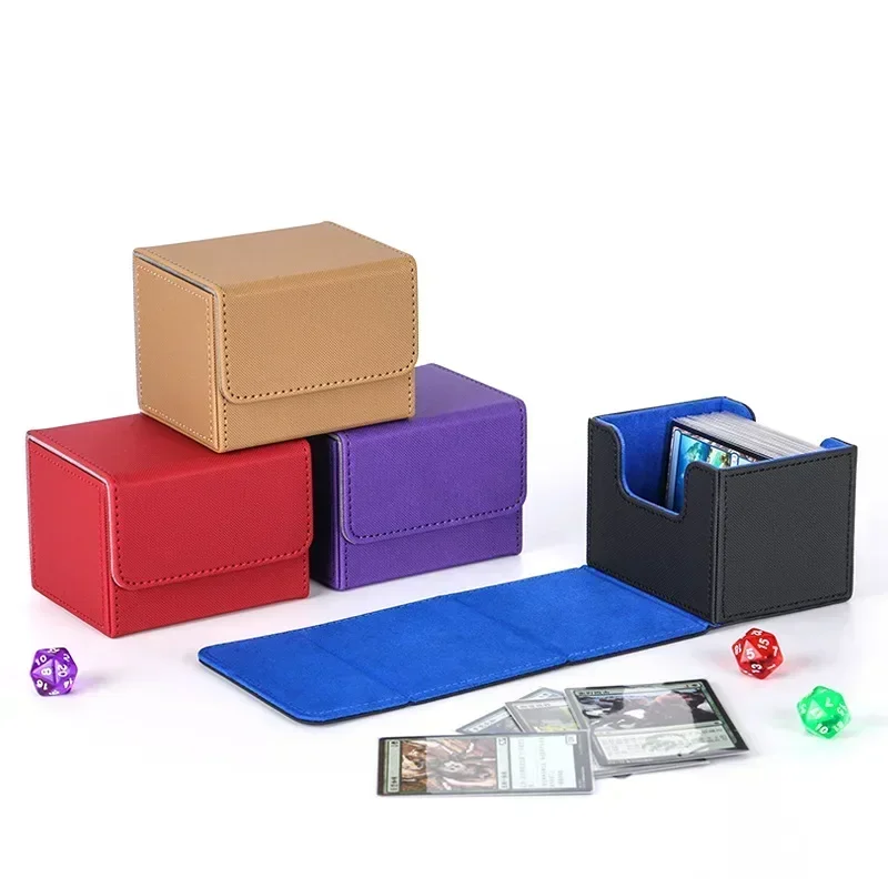 Trading Card Deck Box Storage Hobbies Protective for TCG Durable Baseball Card for 100+ Cards Card Holder Display Cards Case