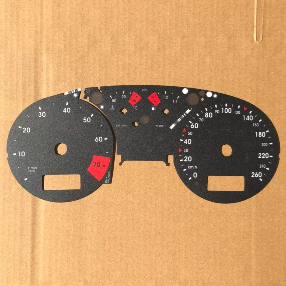 Instrument Panel Scale Paper for VW Golf 4 Bora MK4 Refit To Audi TT Style