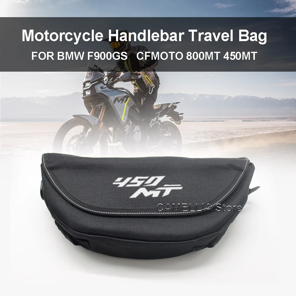 Bolsa de almacenamiento para manillar, bolsa de navegación para CFMOTO 450MT 450 MT 2024, impermeable y a prueba de polvo