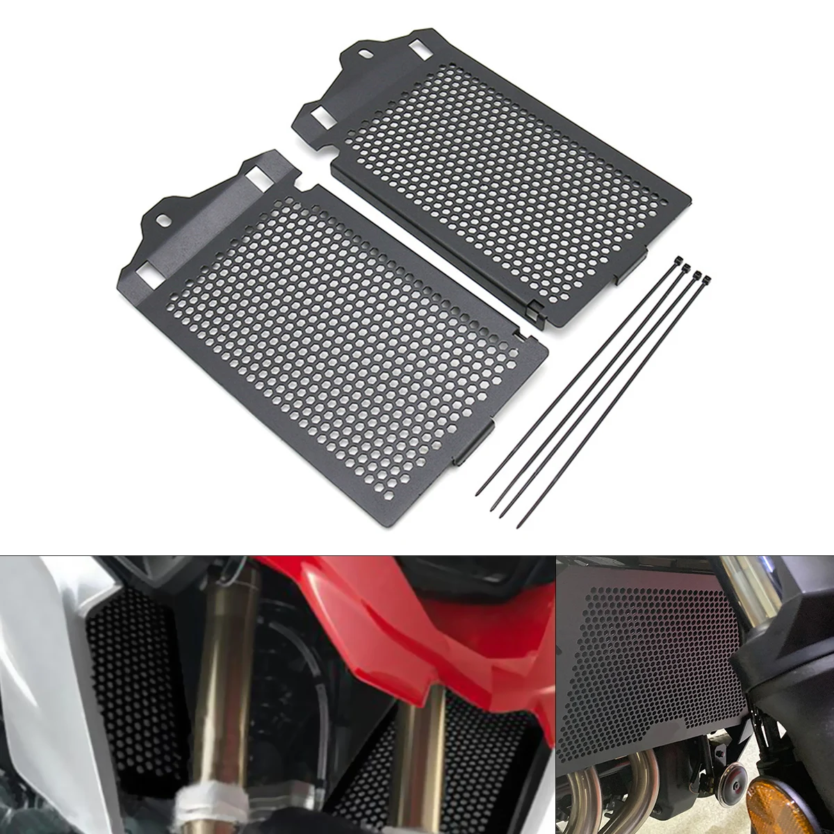 

Motorcycle Water Tank Net Radiator Cover Protector Grille Cover Front Radiator Grills for BMW-R1200GS LC Waterbird ADV 13-18