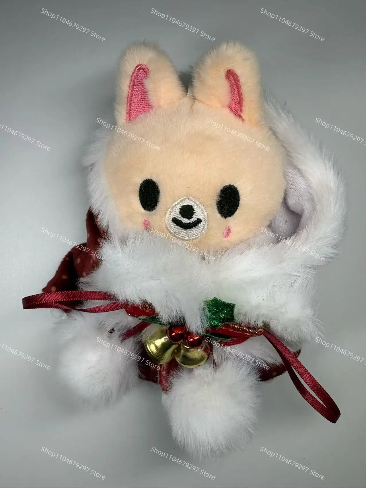 SKZOO Plüsch-Schlüsselanhänger Straykids Schlüsselanhänger Weihnachtsmann Gleiches Plüschtier KPOP Plüschpuppe Kinderspielzeug SKZ Plüschtier Fan Geschenk