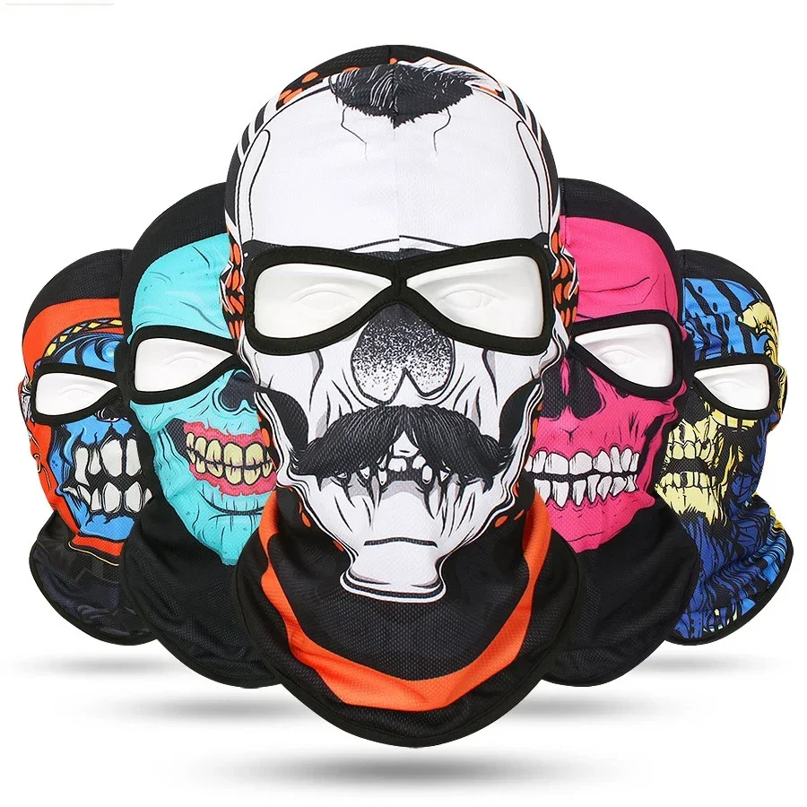 

Tactical Balaclava Skull Full Face Cover Hat Motorcycle Mask Cycling Head Neck Protection Men's MTB Bicycle Helmet Liner Cap