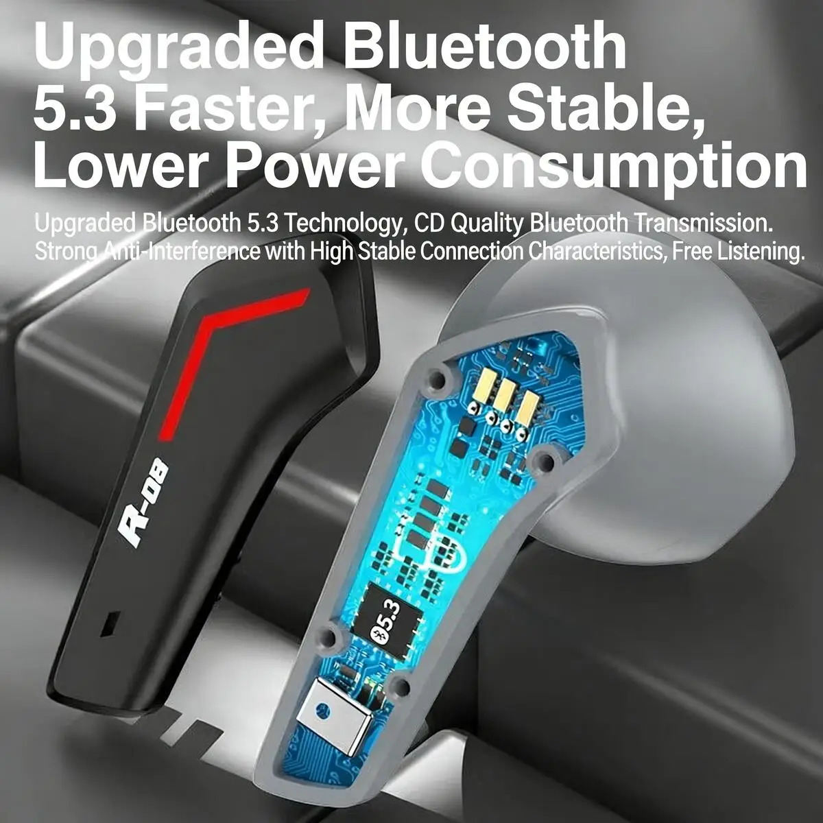 سماعات بلوتوث لاسلكية عالية الوضوح صوت ستيريو دعوة الحد من الضوضاء من جانب واحد حر اليدين سماعات IPX4 مقاوم للماء