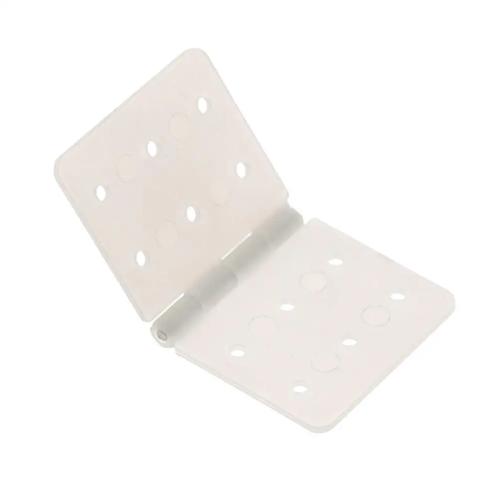 10pcs White DIY  Aeromodelling Model RC Airplanes Parts Airplane Aileron Connection Nylon & Pinned Hinge