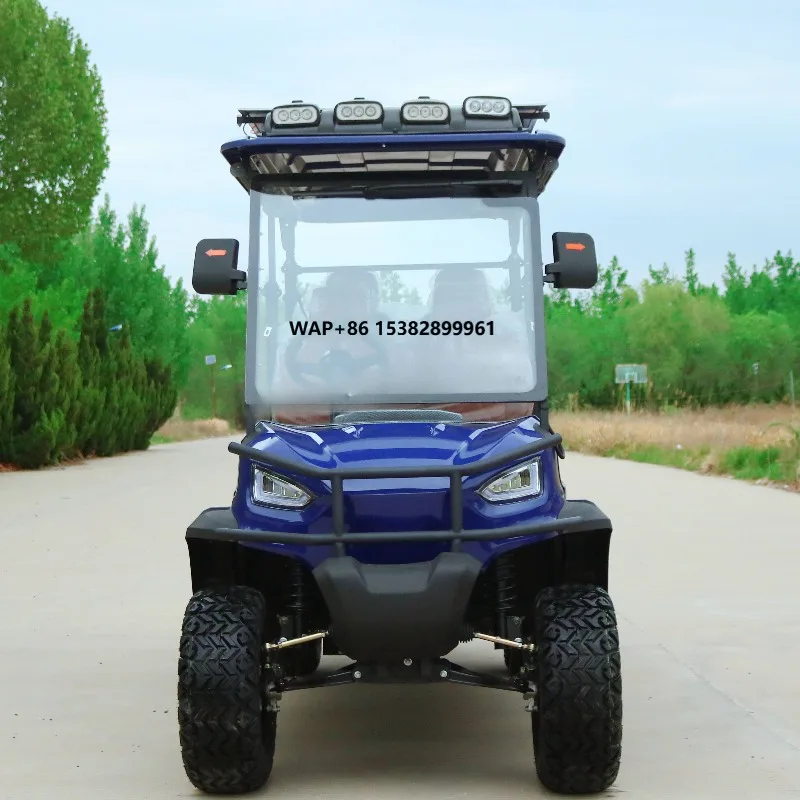 Hot Selling 6 Seater 72V Electric Lithium Battery Club Car Style Golf Cart for , Camping and Large Properties