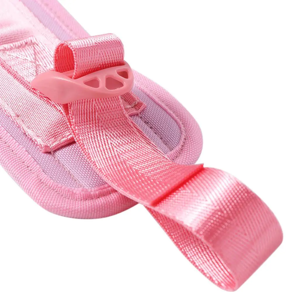 Effective Easy to Use Hip Thrust Belt Non Slip Adjustable Waist Trainer Belt Pink Black Weight-bearing Belt Exercise