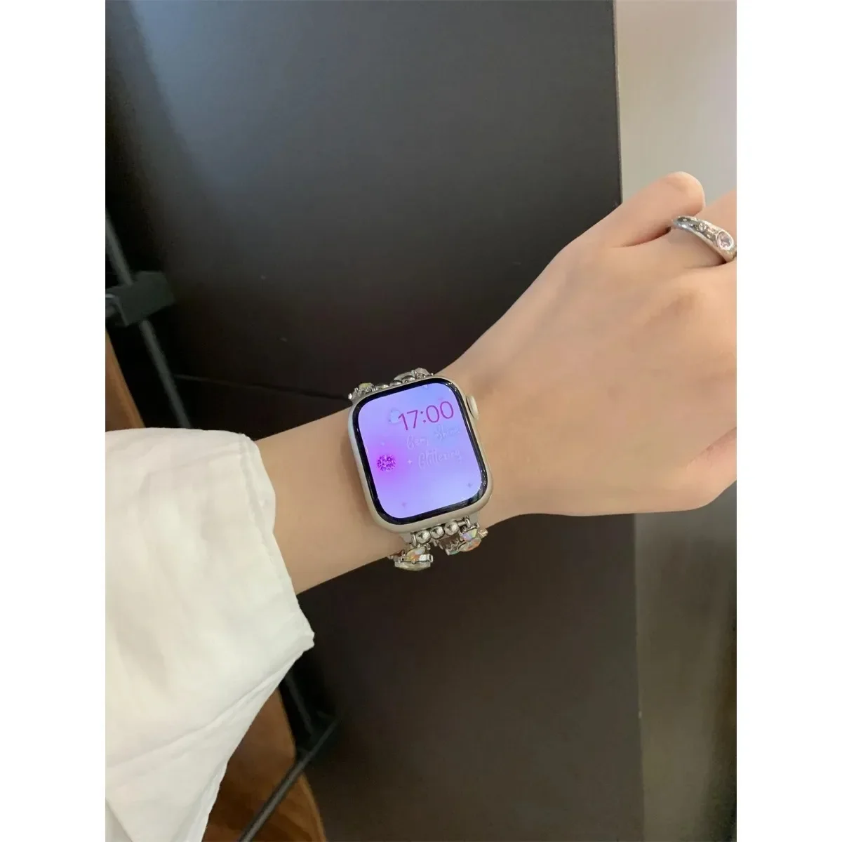 Curea de ceas bijuterii pentru iWatch Ultra 2 Series 10/9/8/7/6/5 curea de ceas la modă brățară 42/44/45/46/49mm 38/40/41mm_voghion.com