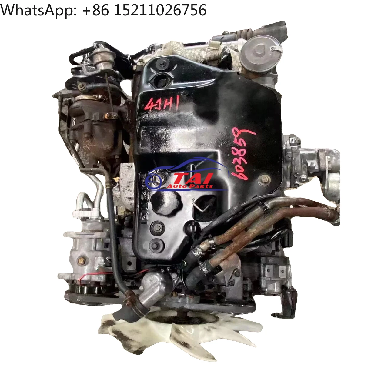 

Complete Original Used Del Motor 3.0L Turbo Diesel 4JH1 Engine for Isuzu NKR