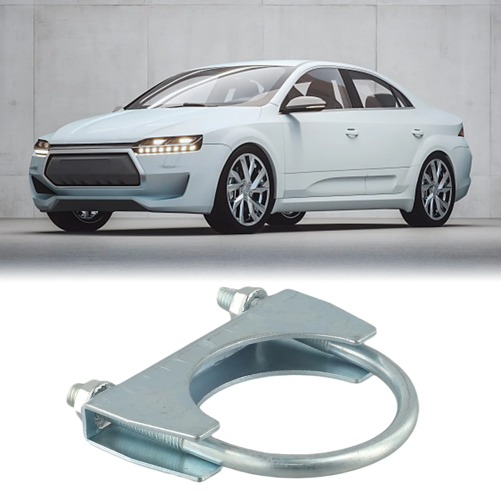 

Автомобильный ремонтный U-образный хомут для выхлопной трубы диаметром 96-110 мм (3 дюйма) с гайкой M8, из усиленных материалов, высокое качество