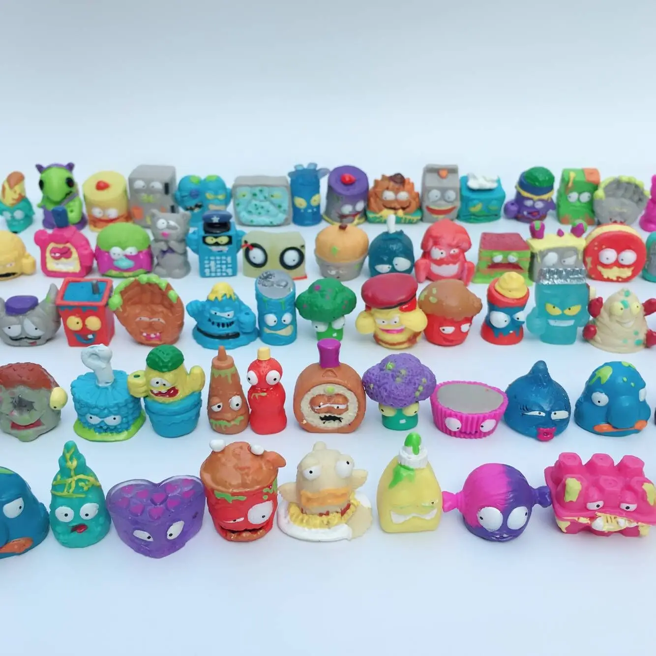 Figuras de acción de Superzings para niños, juguetes de colección de basura de Superthings, grosery Gang, lote de 5/10 piezas