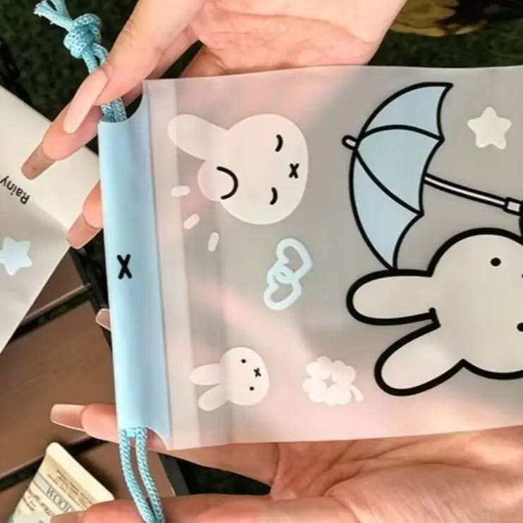 Cartoon Umbrella Storage Bag Drawstring Rain or Shine Waterproof Wear-resistant Resistant To Dirt Practical Easy To Store Miffy