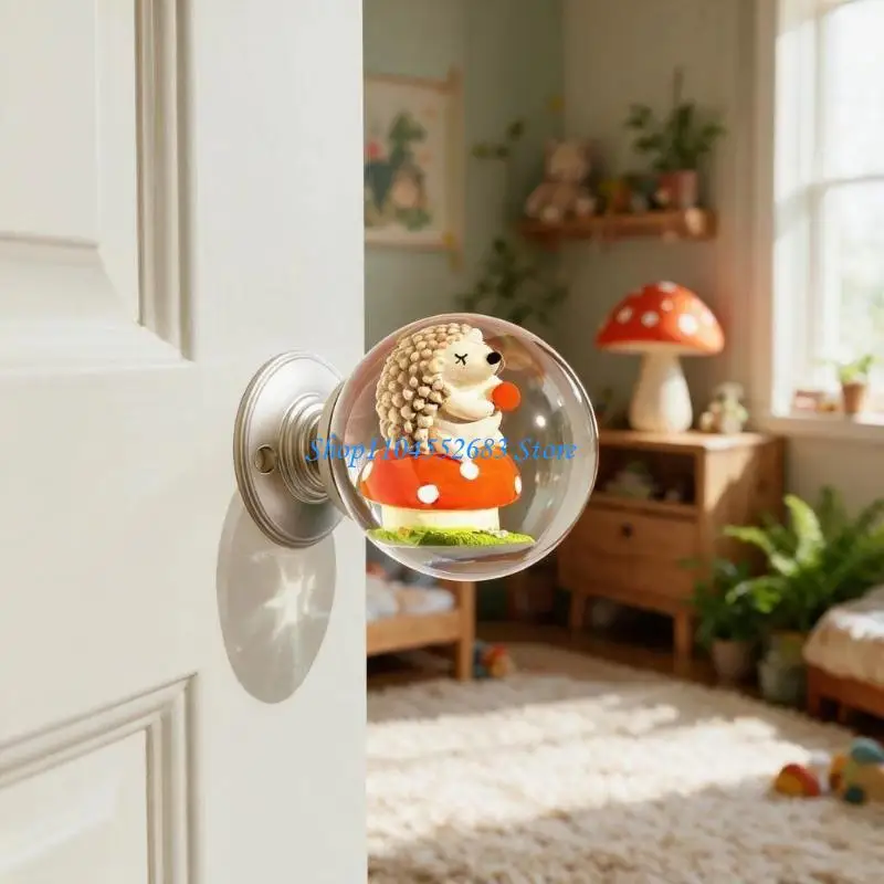 Cabinet Pull Knob Handle 2.36 In Round Accent Hardware for Home Use