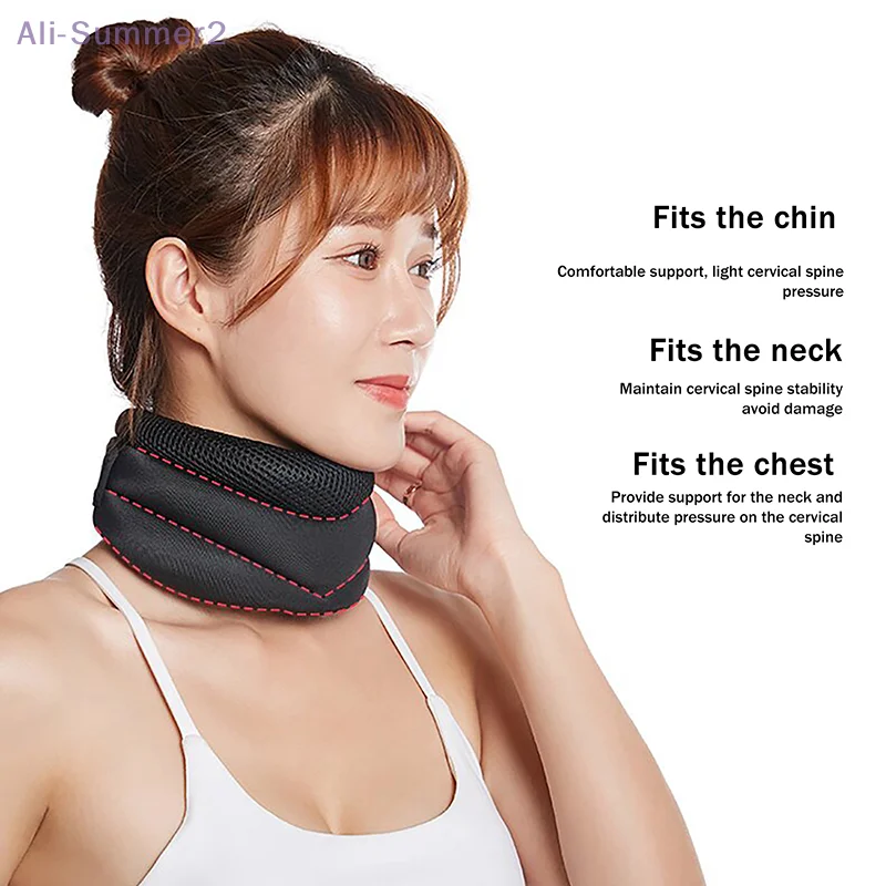 

Universal Fit 3-Stage Soft Neck Brace - Prevent Snoring and Alleviate Neck Pain - Ideal 3D Neck Support for Office and Home
