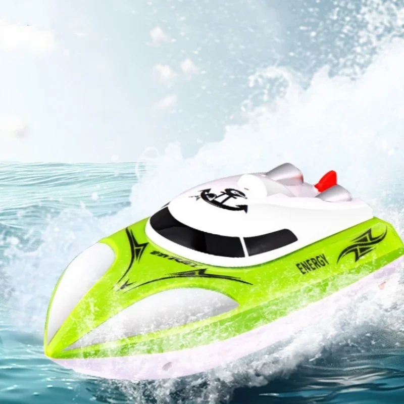 New Model 2.4g High-Speed Wireless Remote Control Speedboat Electric Long Range Blimp Water Toy Boat Boys Day Child Gift