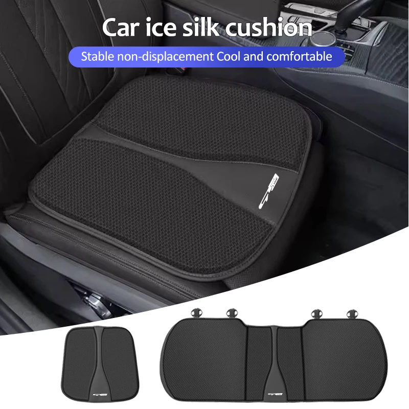 Housse de coussin de siège de voiture respirante en soie glacée, tapis doux, accessoires pour KIA GT GTLine Forte Seltos K5 Sportage Ceed Soul Cerato