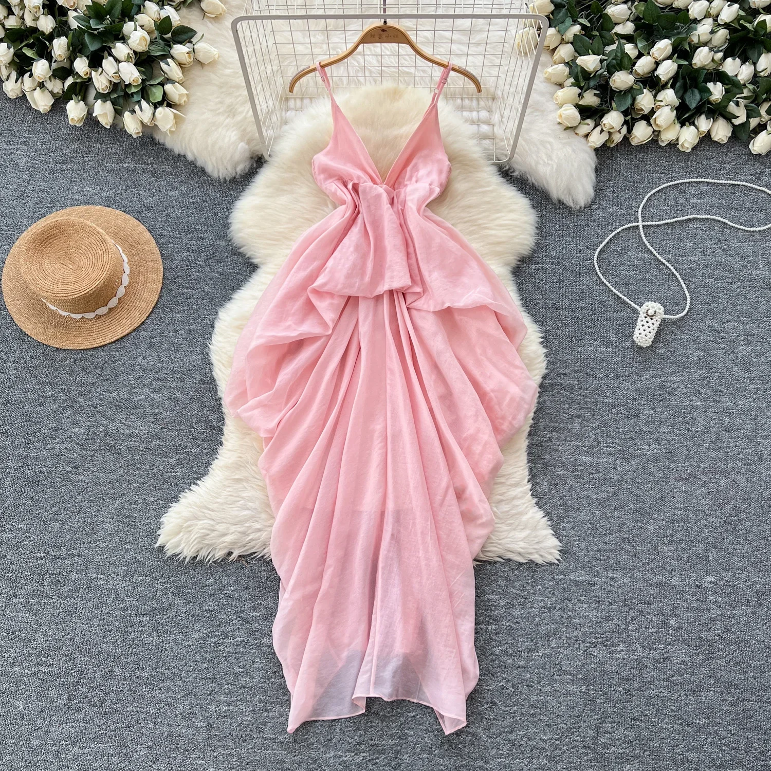 Vintage V-Neck Eleg… - image