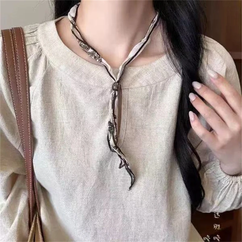 

Vintage Personality Fashion Clavicle Chain Necklace for Women Ethnic Style Elegant Creative Design Bohemian Girls Party Gift