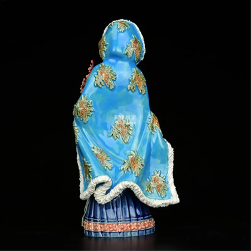 Chinese Style Exquisite Master Handicraft Ceramic Beauty Statues Crafts Ancient Beautiful Ladies Sculptures Home decor A1159