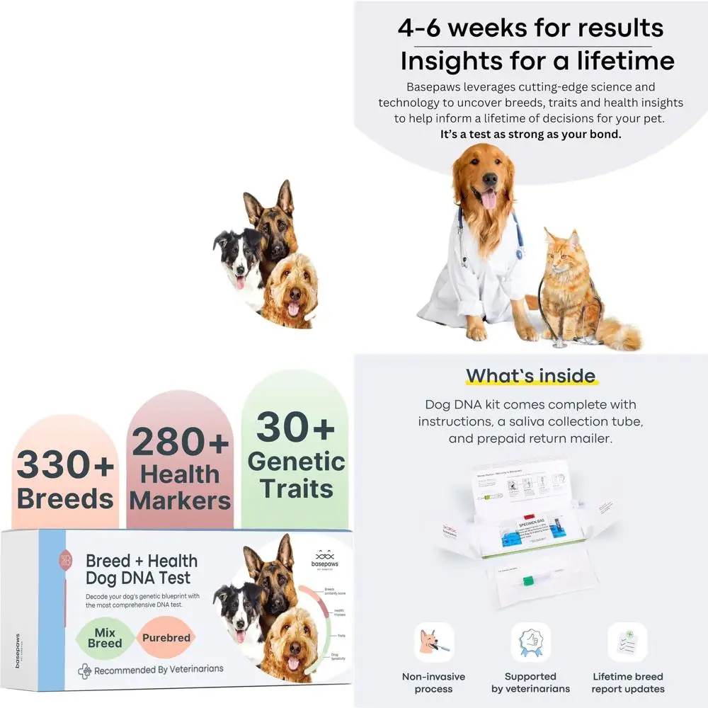 Dog Dna Kit: 330 Br…