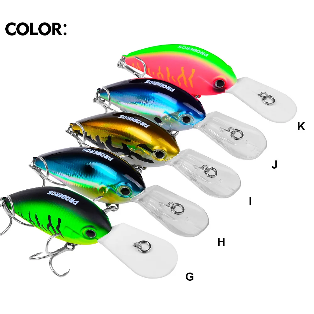 PROBEROS Rasselnder Crankbait 10cm-16g Schwimmender Angelköder Lauter Harter Köder Künstlicher Wobbler Weitwurf-Bass-Swimbait – Detail 1