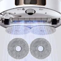 X10A 12PCS Mop Pads For Roborock Qrevo Master/V20/P10S Pro Robot Vacuum Cleaner Replacement Parts Microfiber Mop Cloth