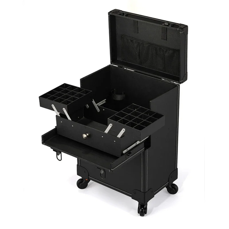 Imagem -05 - Maquiagem Artista Trolley Case Tattooist Tool Box Bagagem e Beleza Item Storage Box Profissional