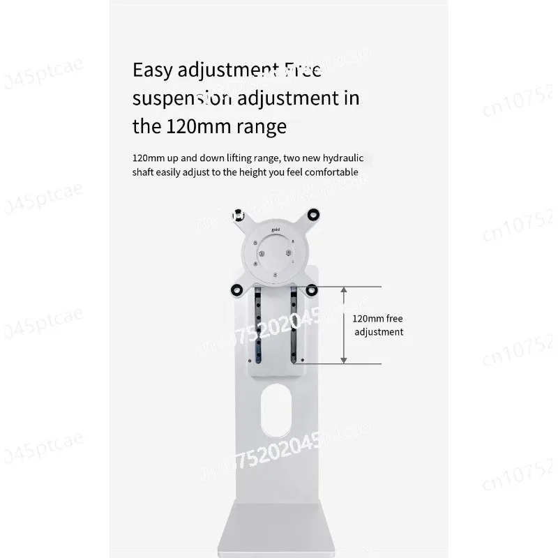 24 بوصة - 40 بوصة، أقصى دعم 10 كجم شاشة CNC من سبائك الألومنيوم XDR STYLE LCD شاشة رفع ودعامة دوارة VESA 100*100