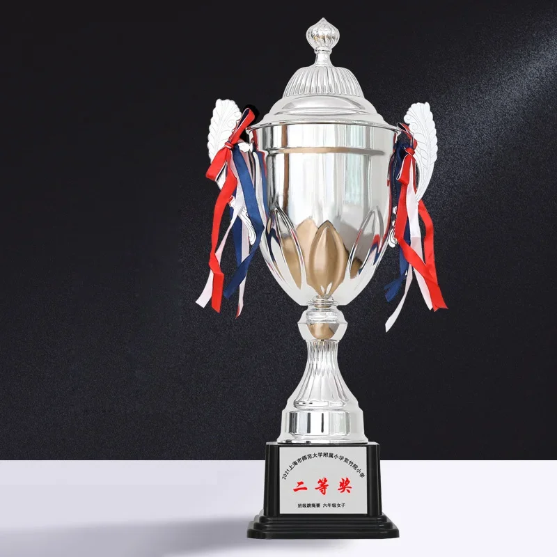

Customized General Metal Trophy, Gold, Silver, Bronze, Ball Game, Award, Competition, Plastic Base, Home Decoration, 1Pc