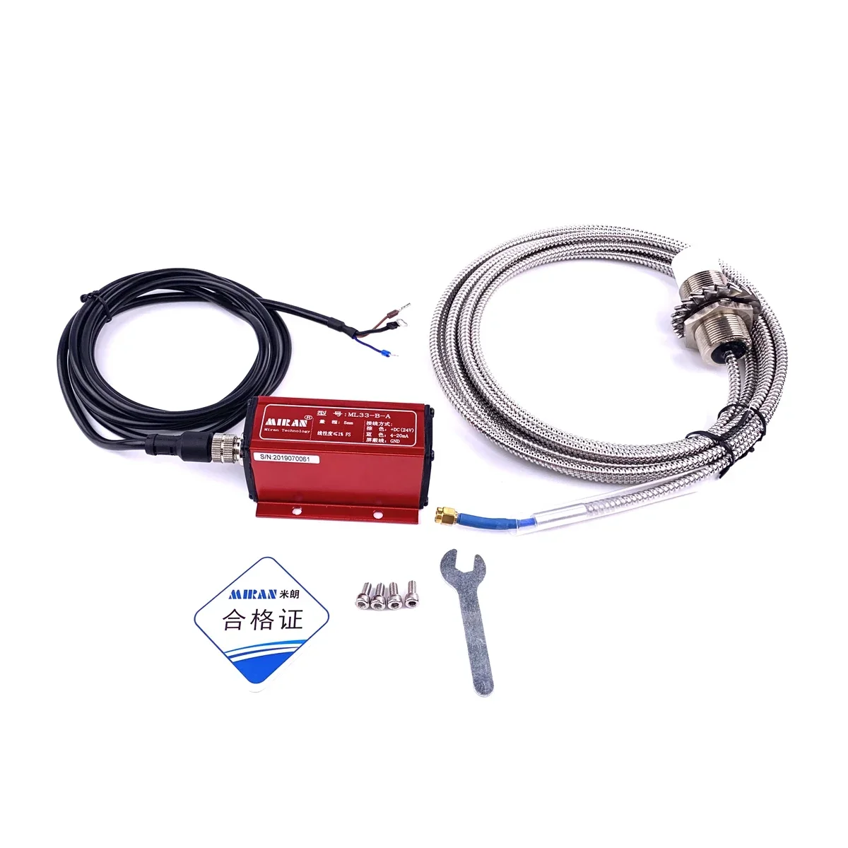 2025 رائجة البيع ميران ML33-B-A 1 مللي متر عدم الاتصال إيدي مستشعر الإزاحة الحالية الرقمية الاستشعار الحالي موقف محول الجهد