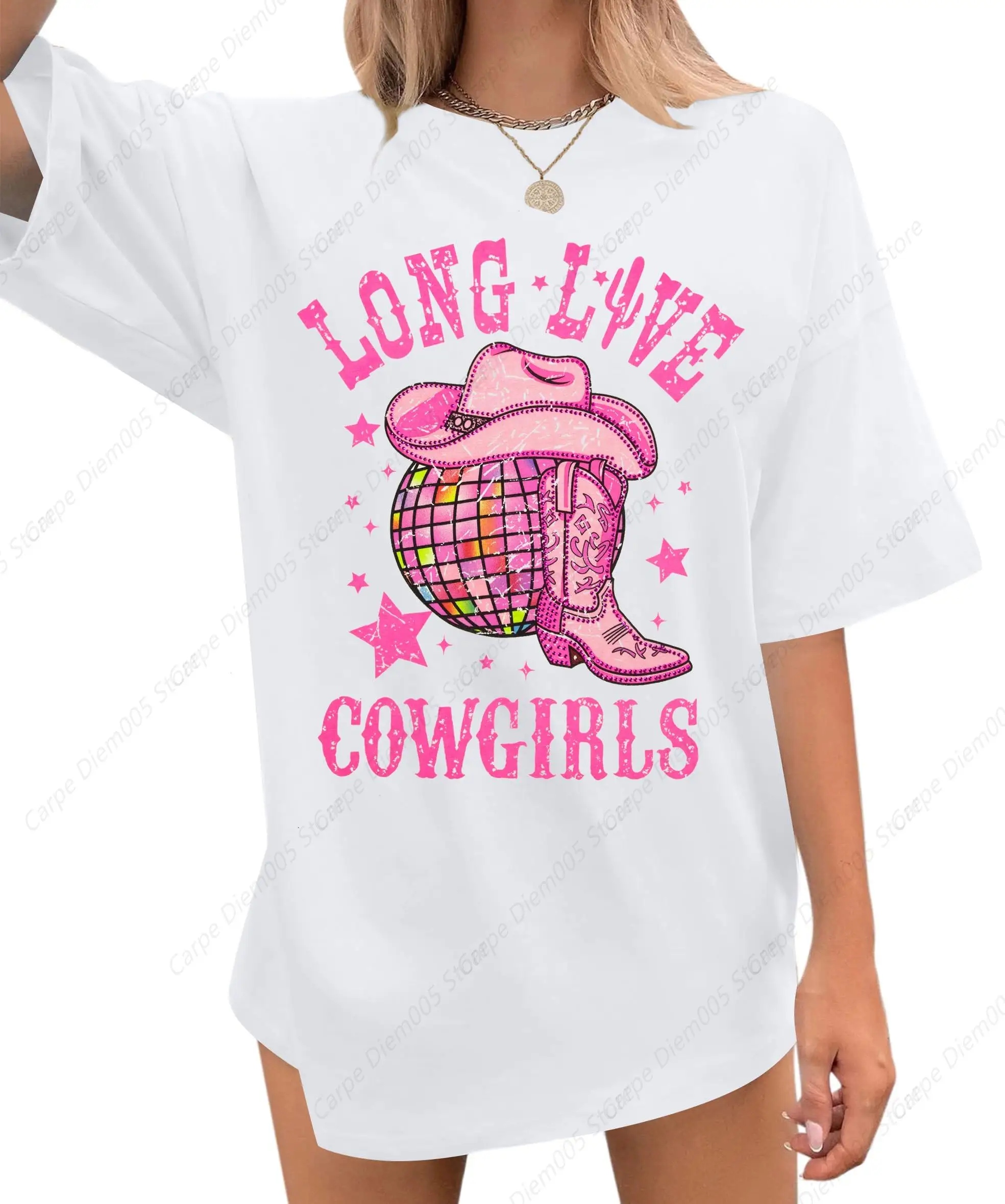 

Рубашка в стиле вестерн для женщин, футболки с кантри-музыкой в стиле ретро, ковбойские наряды с короткими рукавами в стиле кантри, белые